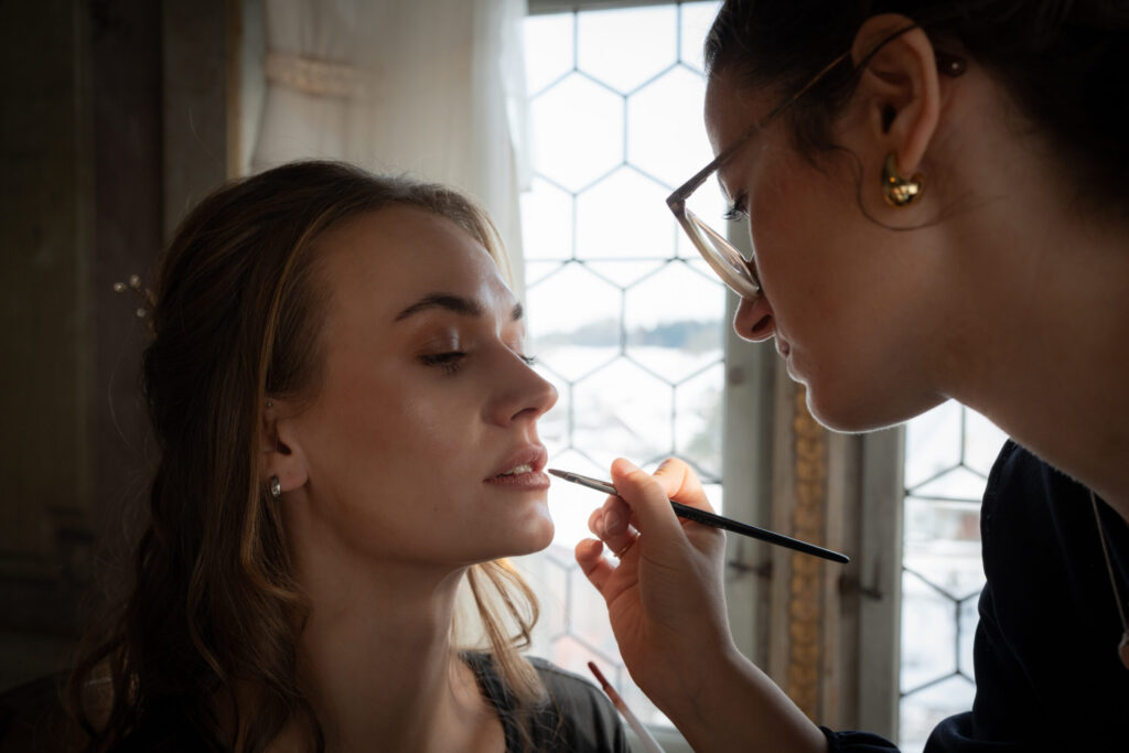 Elegantes Wedding Makeup Zürich Hochzeit
