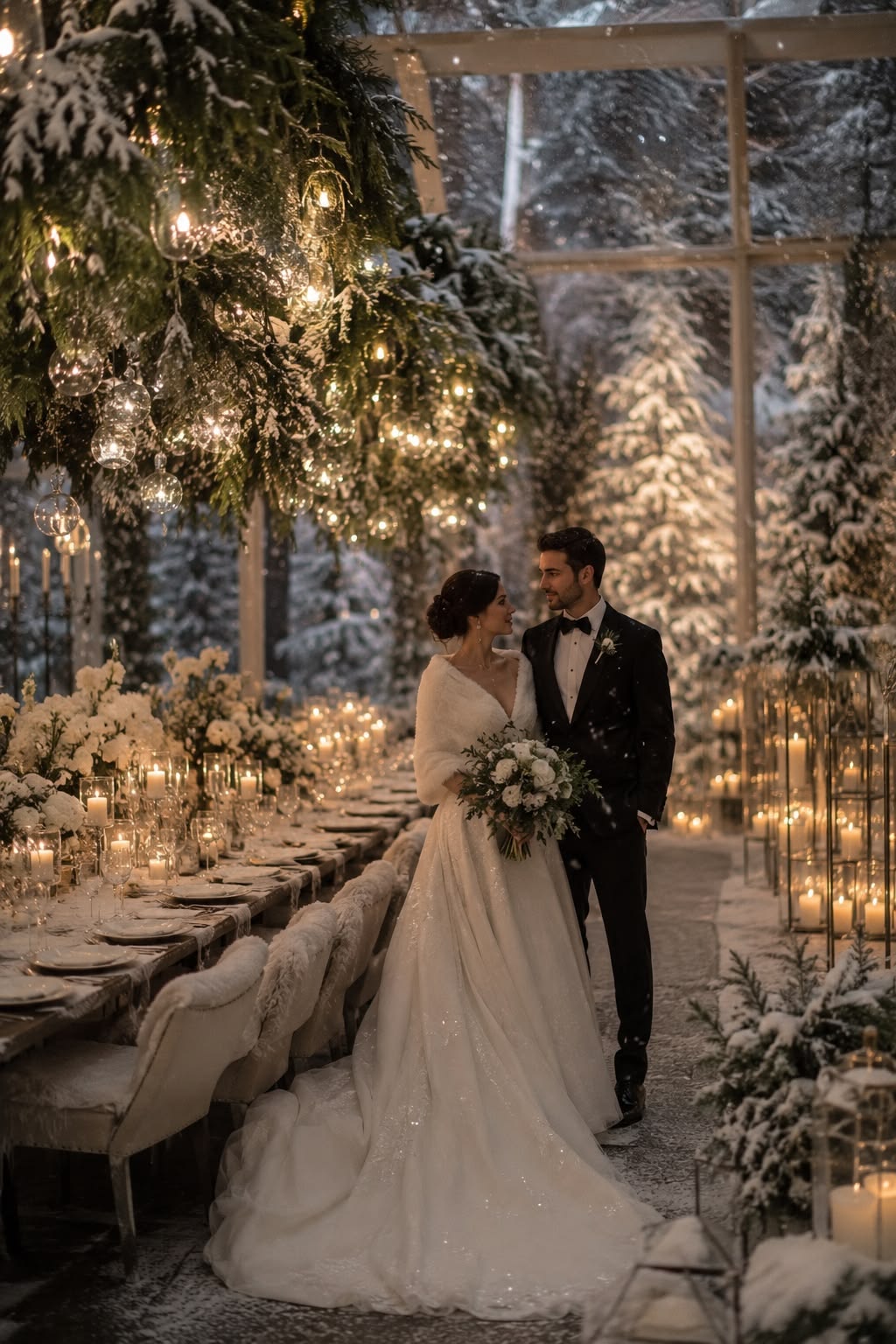 Winterhochzeit in st.moritz mit the wedding atelier