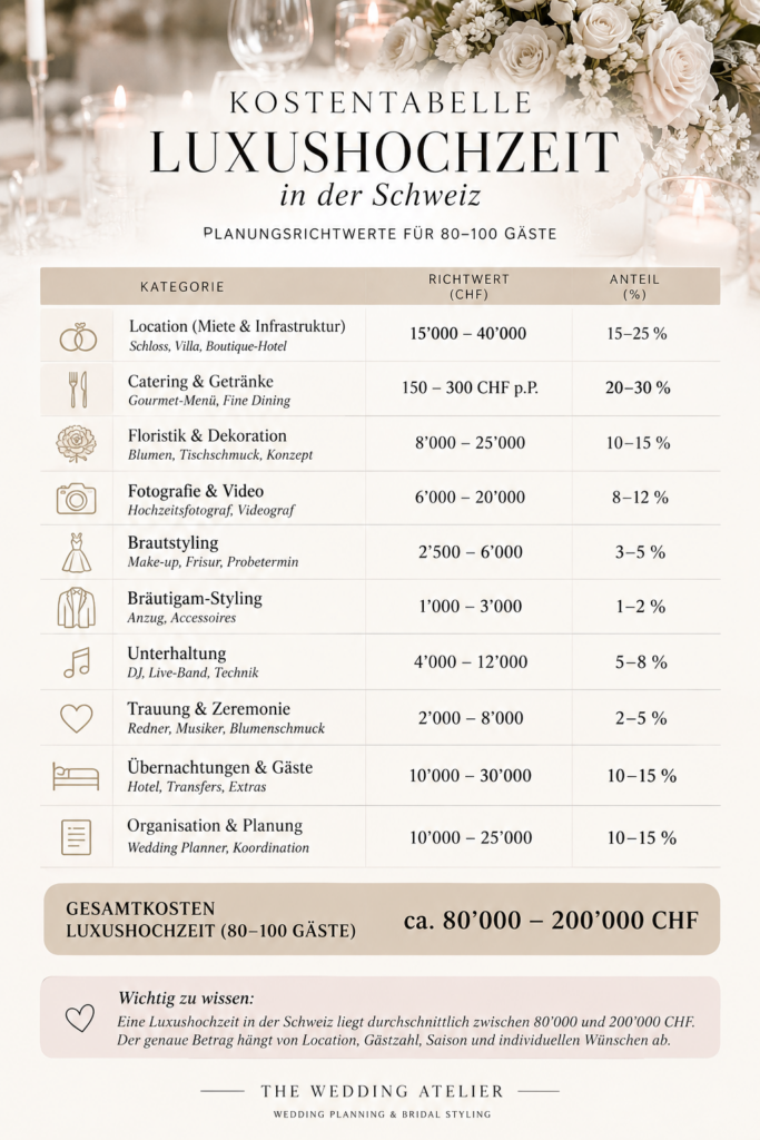 Die Kostenfalle Heiraten mit The Wedding Atelier